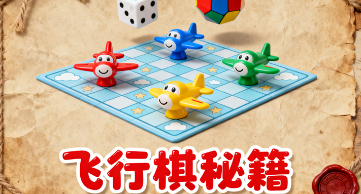 飞行棋高级策略:从“赌运气”到“控全局”,高手都在用的博弈技巧
